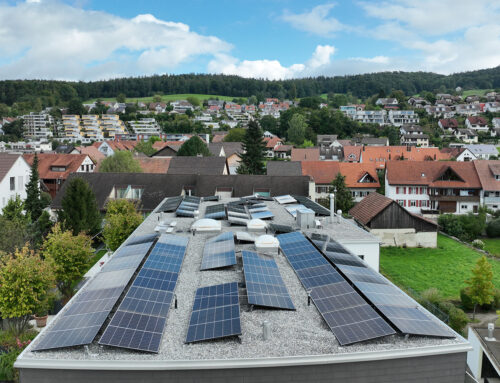 Photovoltaikanlagen für 4 Mehrfamilienhäuser, Untersiggenthal Aargau